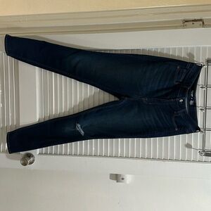 Extra high rise skinny jeans